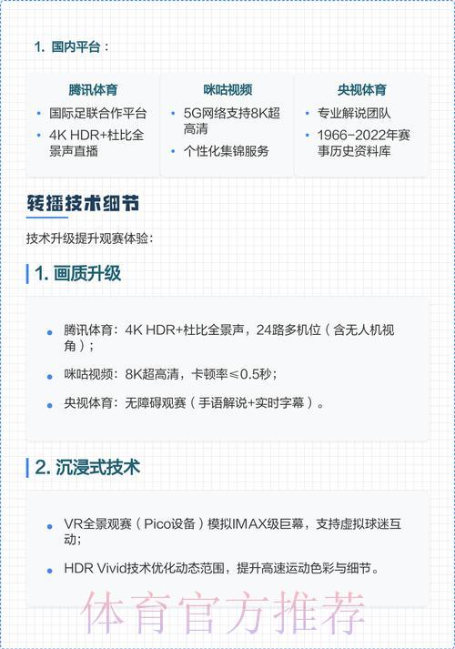 2026世界杯官方转播平台精选推荐 2026世界杯官方转播平台精选推荐